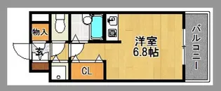 アルテハイム博多【10階】の間取り