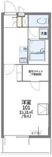 レオパレスアゼリアパーク【3階】の間取り