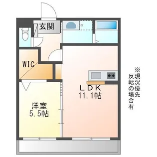 ベルブローテ【1階】の間取り
