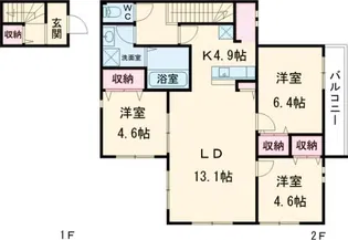 プレステージヴィラの間取り