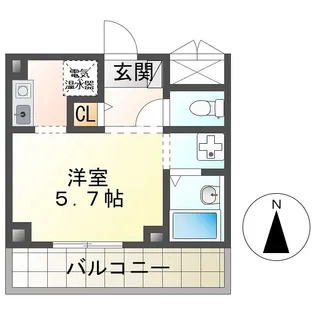 ウィステリア片倉【2階】の間取り