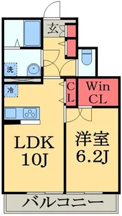 プリズム10番館【1階】の間取り