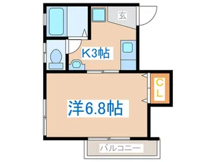 第2天龍荘【2階】の間取り