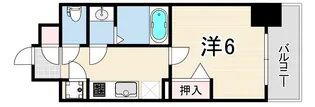 アドバンス神戸セラフィム【5階】の間取り