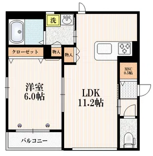 East Cloud(イーストクラウド)【1階】の間取り