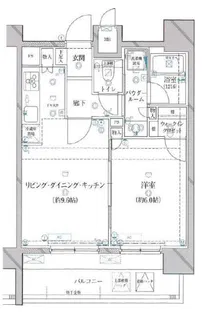 アルテシモレガ【11階】の間取り