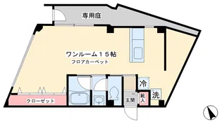 エスパシオ上池台【1階】の間取り