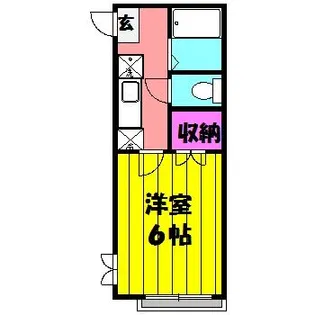 サンベルク【2階】の間取り