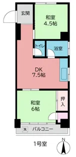 飛鳥ビル【6階】の間取り