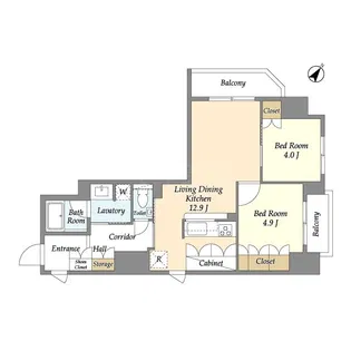 OC RESIDENCE OCHANOMIZU【3階】の間取り