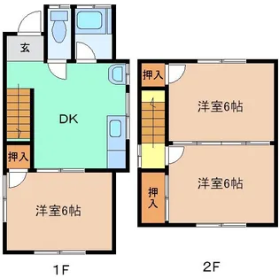 鈴木ハイツの間取り