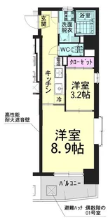 スプレンドーレ医大東 II【4階】の間取り