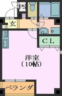 ラ・メゾン・ド・クロシュ【2階】の間取り