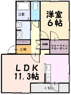 MaisonBlanche(メゾンブランシュ)【1階】の間取り