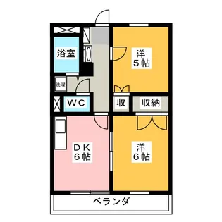 クレオメ【2階】の間取り