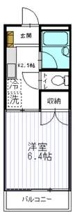 ハイツクレスト【2階】の間取り