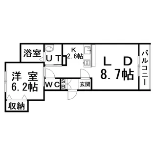セント・ウレア【4階】の間取り