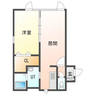 クオーレイースト【3階】の間取り