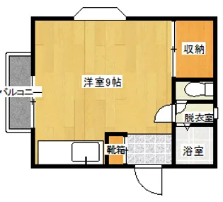 プチレジデンス【1階】の間取り