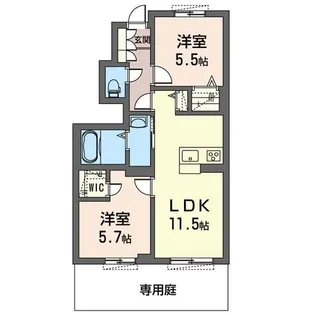 フィラーレ【1階】の間取り