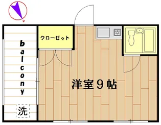 花畑マンション【3階】の間取り