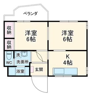 マンショントータス【4階】の間取り