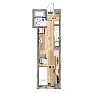 ファーニッシュド・ステイ長野七瀬【4階】の間取り