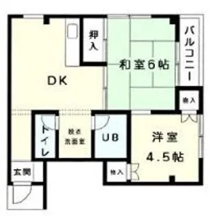 ガーデンヒルズ【2階】の間取り