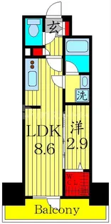 ウエリスアーバン大塚【2階】の間取り