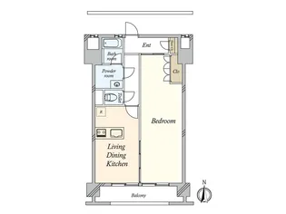メゾン金山【8階】の間取り