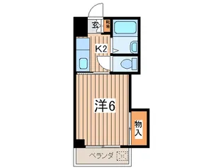 メゾンヨコヤマ【2階】の間取り