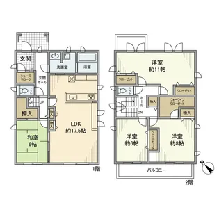千葉県習志野市鷺沼5【一戸建】の間取り