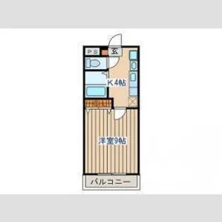 リーフハイツ【1階】の間取り