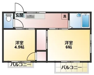 フ・ミール津田沼【2階】の間取り