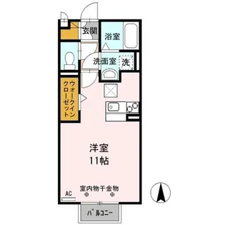 ソレイユI【2階】の間取り