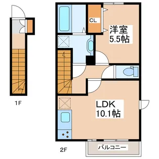 グランフォレMI【2階】の間取り