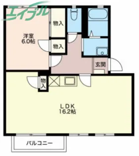 マイハイム日永西 A【1階】の間取り