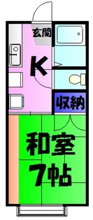 コーポユタカ【2階】の間取り