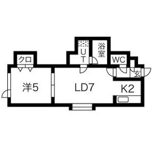 ディパ・ハーティ【1階】の間取り