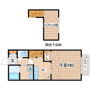 OZ新田東【1階】の間取り