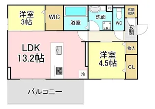 福岡県北九州市八幡西区陣原4【アパート】の間取り