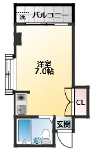 レジデンス山田【3階】の間取り