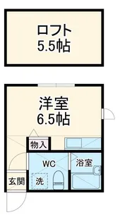 プリマシーサイド【2階】の間取り