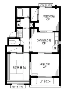 トリヴァンベール美船【3階】の間取り