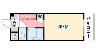 兵庫県西宮市津門呉羽町【マンション】の間取り