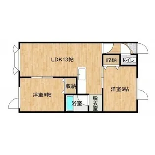 グランド緑町北【1階】の間取り