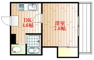 リヴェール弓之町【5階】の間取り