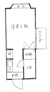 メゾン戸室【1階】の間取り