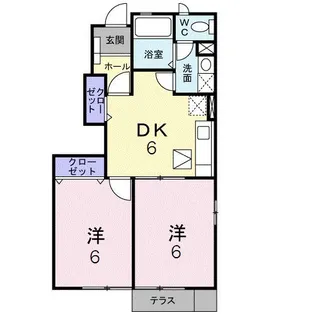 山口県防府市大字浜方【アパート】の間取り