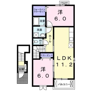 グラン・フォーレB【2階】の間取り